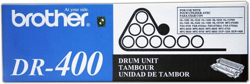 Brother DR400 Drum Unit (DR400) — genuine Brother original, factory sealed box