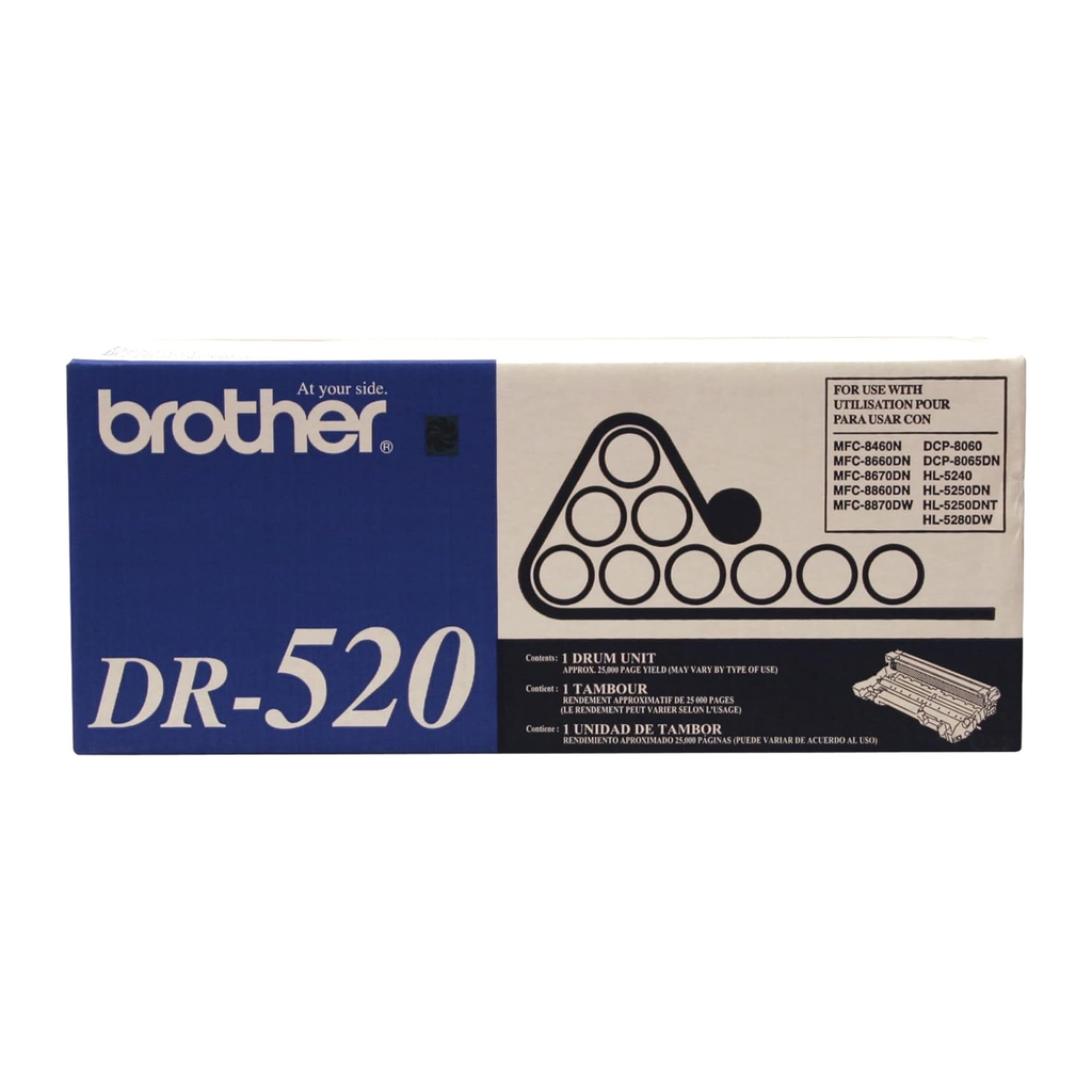 Brother DR520 Drum Unit (DR520) — genuine Brother original, factory sealed box