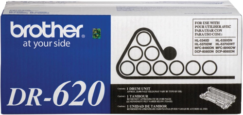 Brother DR620 Drum Unit (DR620) — genuine Brother original, factory sealed box
