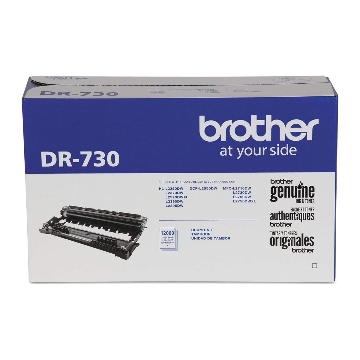Brother DR730 Drum Unit (DR730) — genuine Brother original, factory sealed box