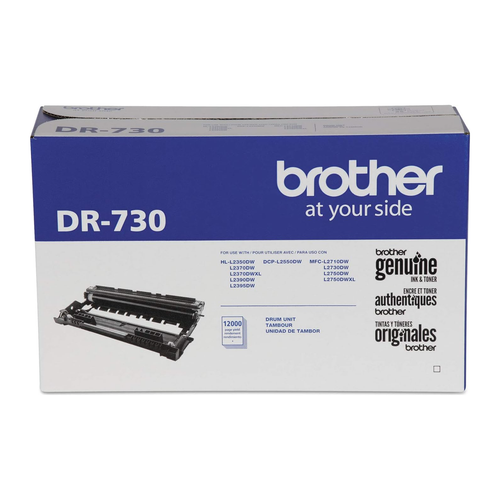 Brother DR730 Drum Unit (DR730) — genuine Brother original, factory sealed box