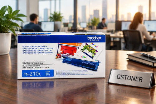 Brother TN210 Cyan Toner Cartridge — GS TONER studio photo