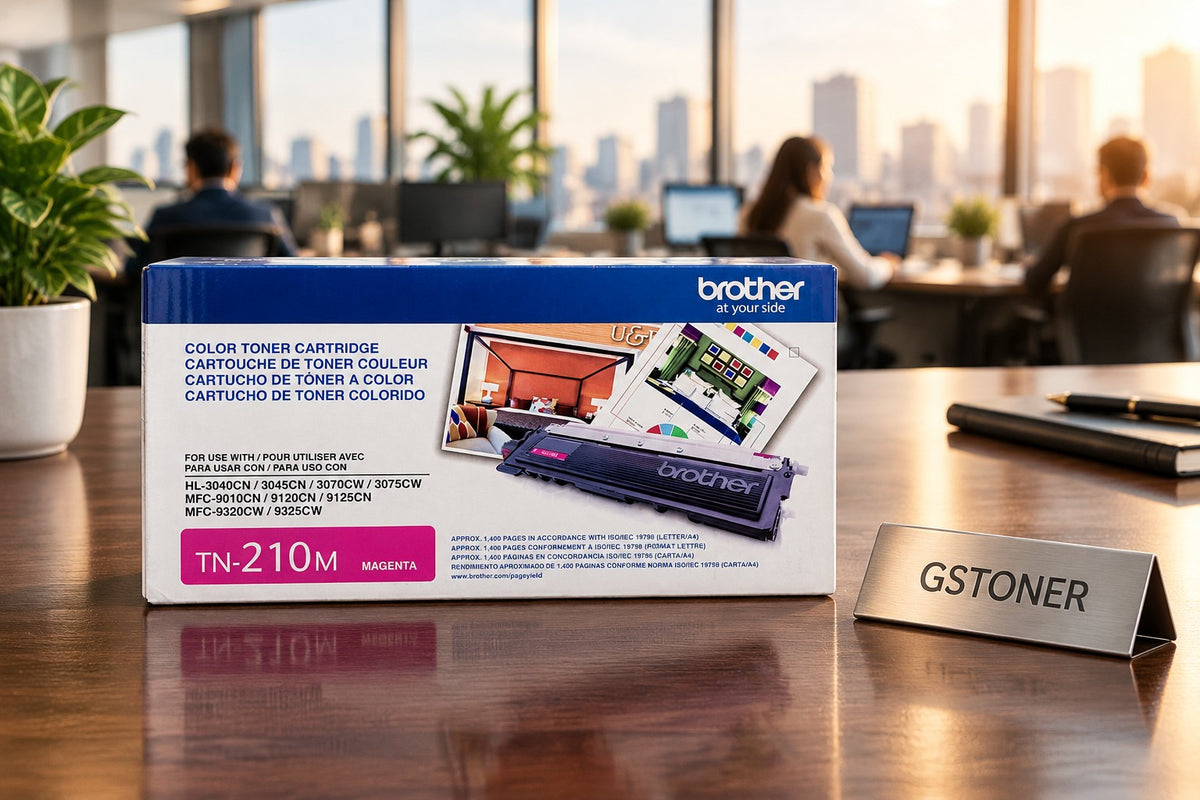 Brother TN210 Magenta Toner Cartridge — GS TONER studio photo