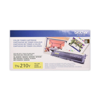 Brother TN210 Yellow Toner Cartridge (TN210Y) — genuine Brother original, factory sealed box