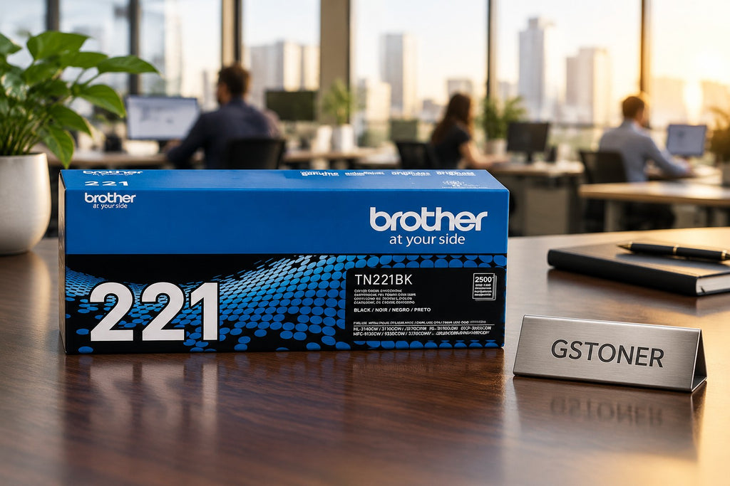 Brother TN221 Black Toner Cartridge — GS TONER studio photo