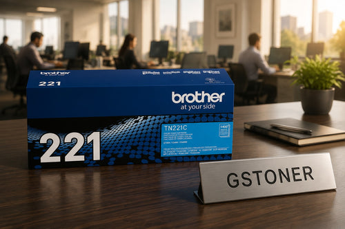 Brother TN221 Cyan Toner Cartridge — GS TONER studio photo