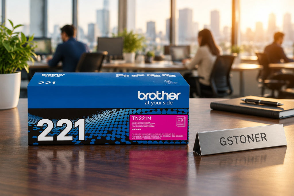 Brother TN221 Magenta Toner Cartridge — GS TONER studio photo