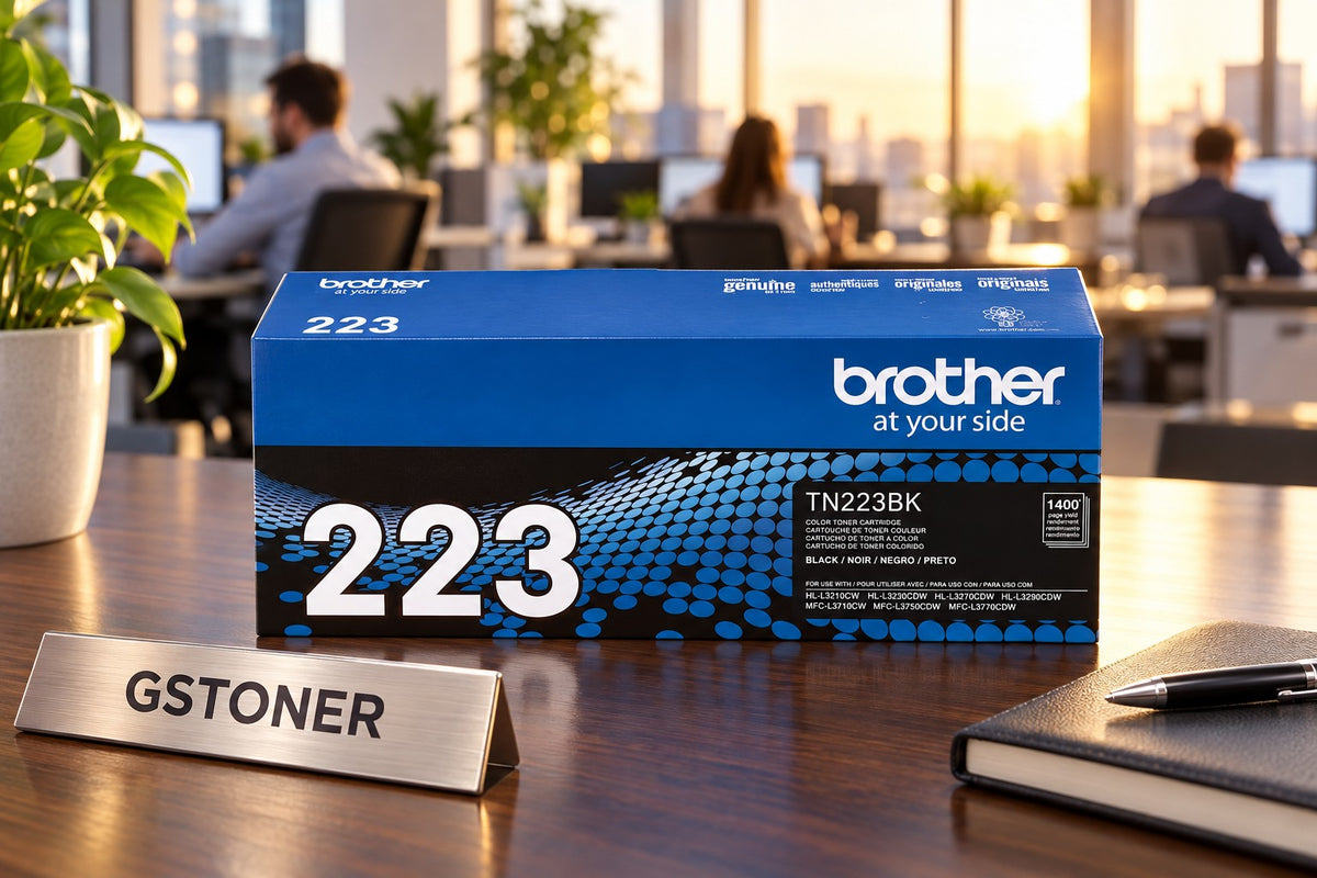 Brother TN223 Black Toner Cartridge — GS TONER studio photo