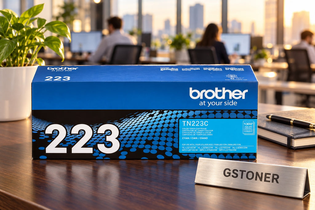Brother TN223 Cyan Toner Cartridge — GS TONER studio photo