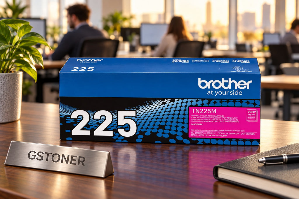 Brother TN225 Magenta High-Yield Toner Cartridge — GS TONER studio photo