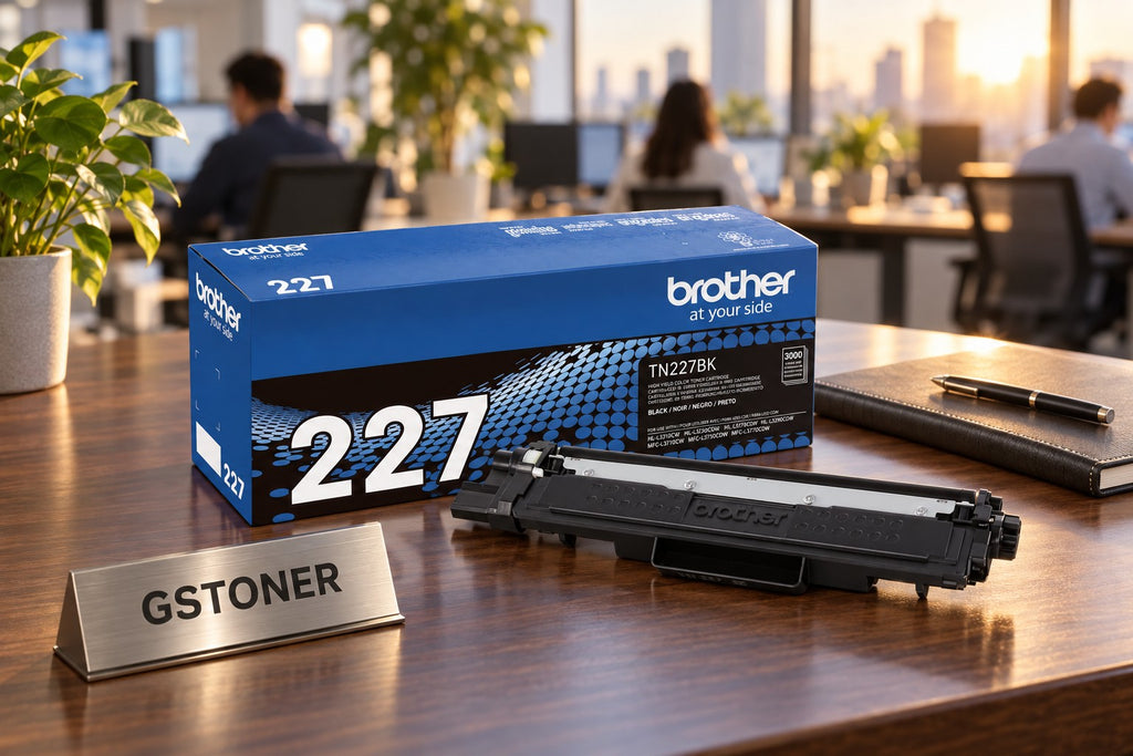Brother TN227 Black High-Yield Toner Cartridge — GS TONER studio photo