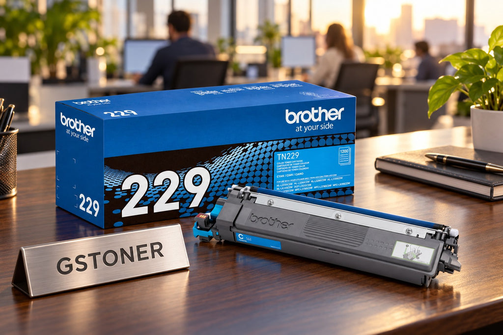 Brother TN229 Cyan Toner Cartridge — GS TONER studio photo