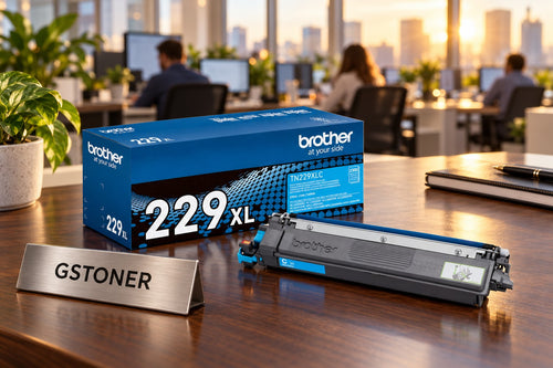 Brother TN229XL Cyan High-Yield Toner Cartridge — GS TONER studio photo
