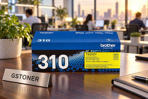 Brother TN310 Yellow Toner Cartridge — GS TONER studio photo