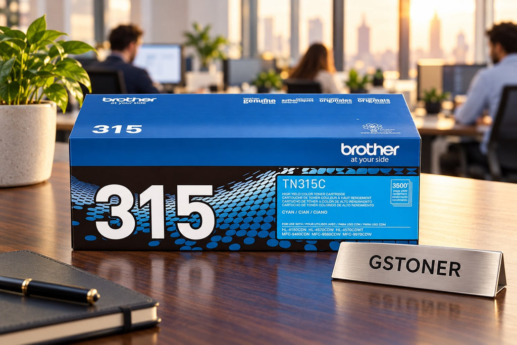 Brother TN315 Cyan High-Yield Toner Cartridge — GS TONER studio photo