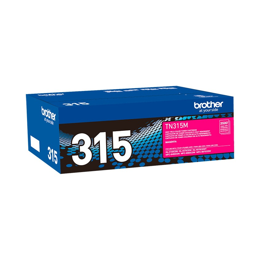 Brother TN315 Magenta High-Yield Toner Cartridge (TN315M) — genuine Brother original, factory sealed box