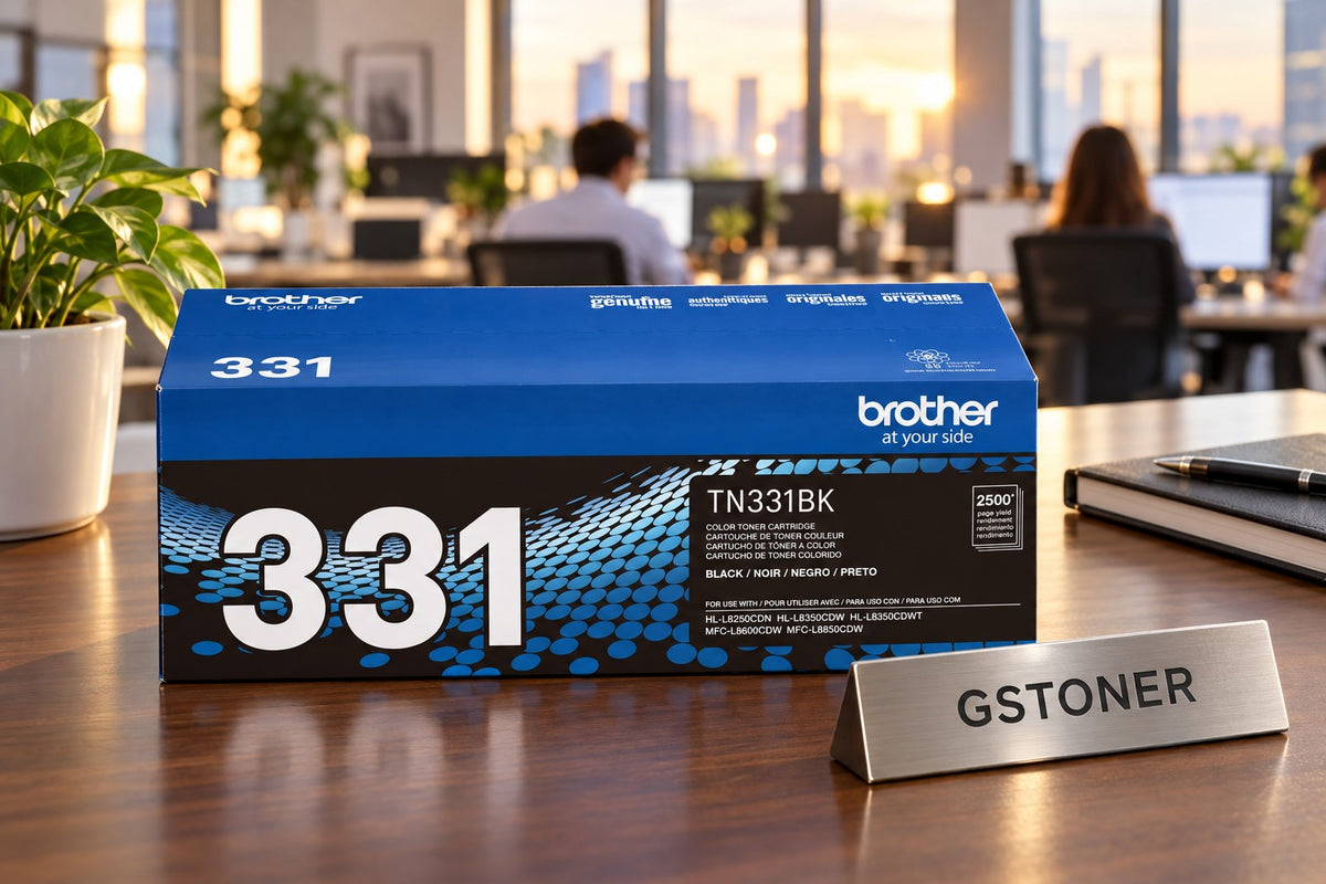 Brother TN331 Black Toner Cartridge — GS TONER studio photo