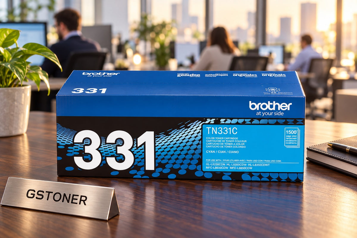 Brother TN331 Cyan Toner Cartridge — GS TONER studio photo