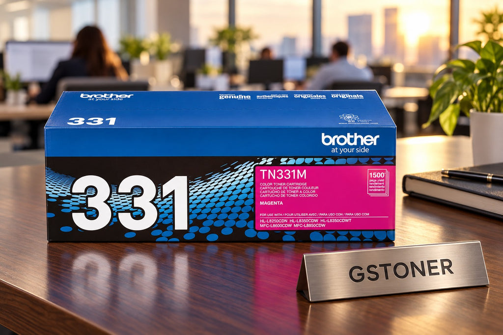 Brother TN331 Magenta Toner Cartridge — GS TONER studio photo