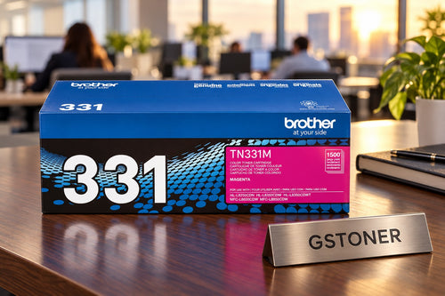 Brother TN331 Magenta Toner Cartridge — GS TONER studio photo