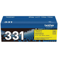 Brother TN331 Yellow Toner Cartridge (TN331Y) — genuine Brother original, factory sealed box