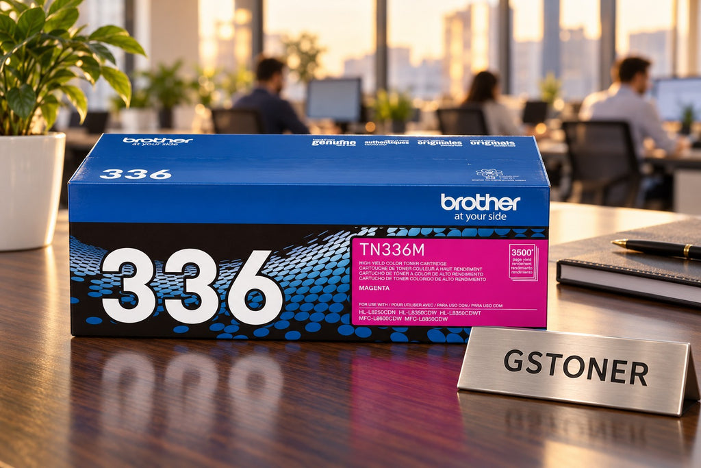 Brother TN336 Magenta High-Yield Toner Cartridge — GS TONER studio photo