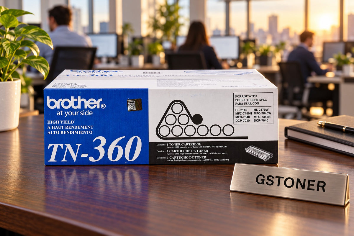 Brother TN360 High-Yield Toner Cartridge — GS TONER studio photo
