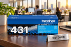 Brother TN431 Cyan Toner Cartridge — GS TONER studio photo