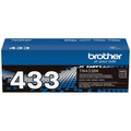 Brother TN433 Black High-Yield Toner Cartridge (TN433BK) — genuine Brother original, factory sealed box