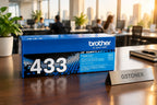 Brother TN433 Cyan High-Yield Toner Cartridge — GS TONER studio photo