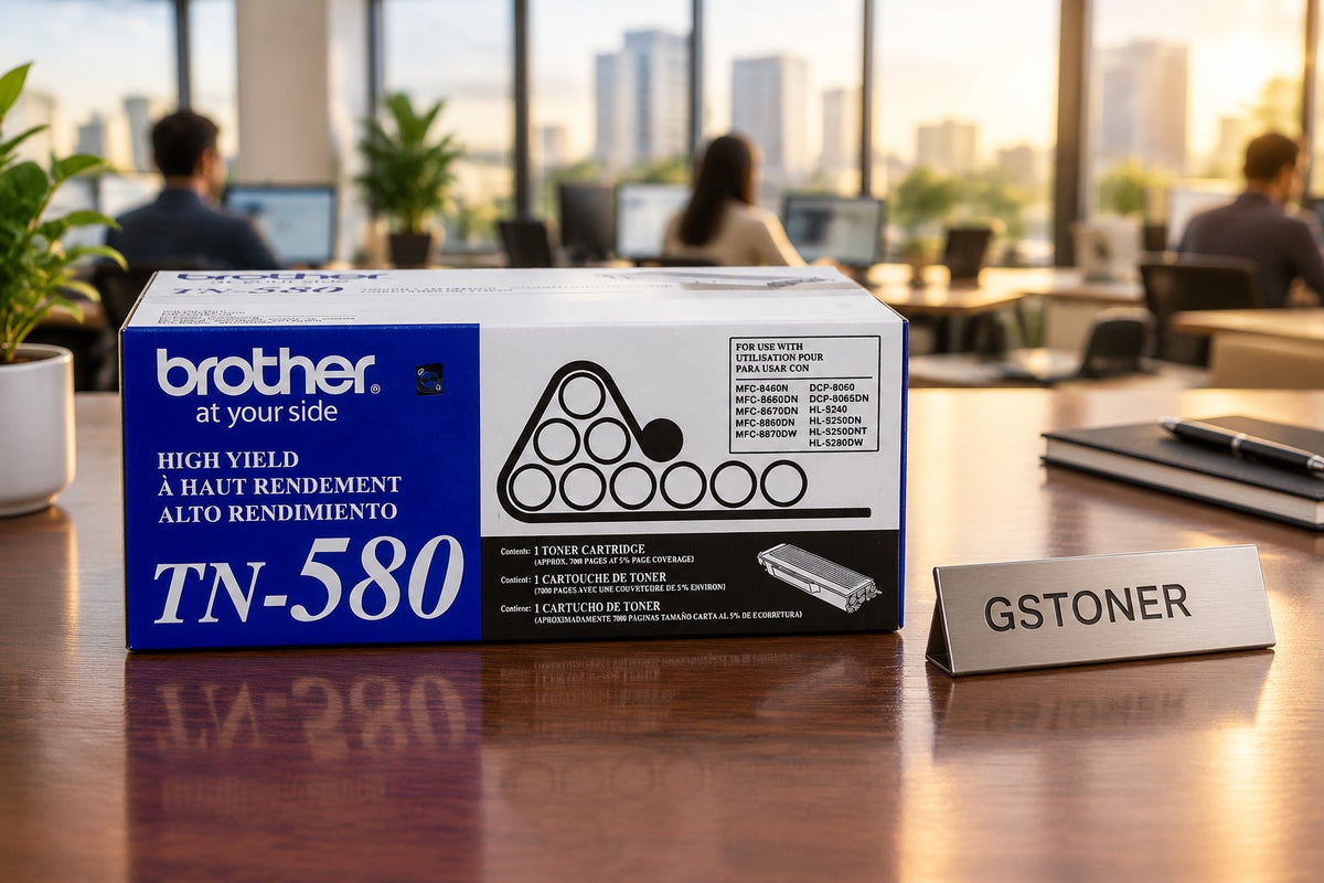 Brother TN580 High-Yield Toner Cartridge — GS TONER studio photo