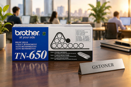 Brother TN650 High-Yield Toner Cartridge — GS TONER studio photo