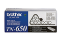 Brother TN650 High-Yield Toner Cartridge (TN650) — genuine Brother original, factory sealed box