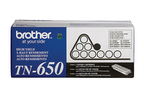 Brother TN650 High-Yield Toner Cartridge (TN650) — genuine Brother original, factory sealed box