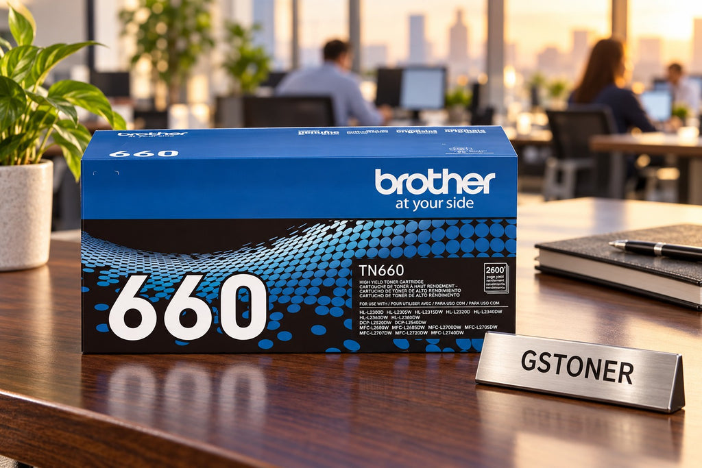 Brother TN660 High-Yield Toner Cartridge — GS TONER studio photo