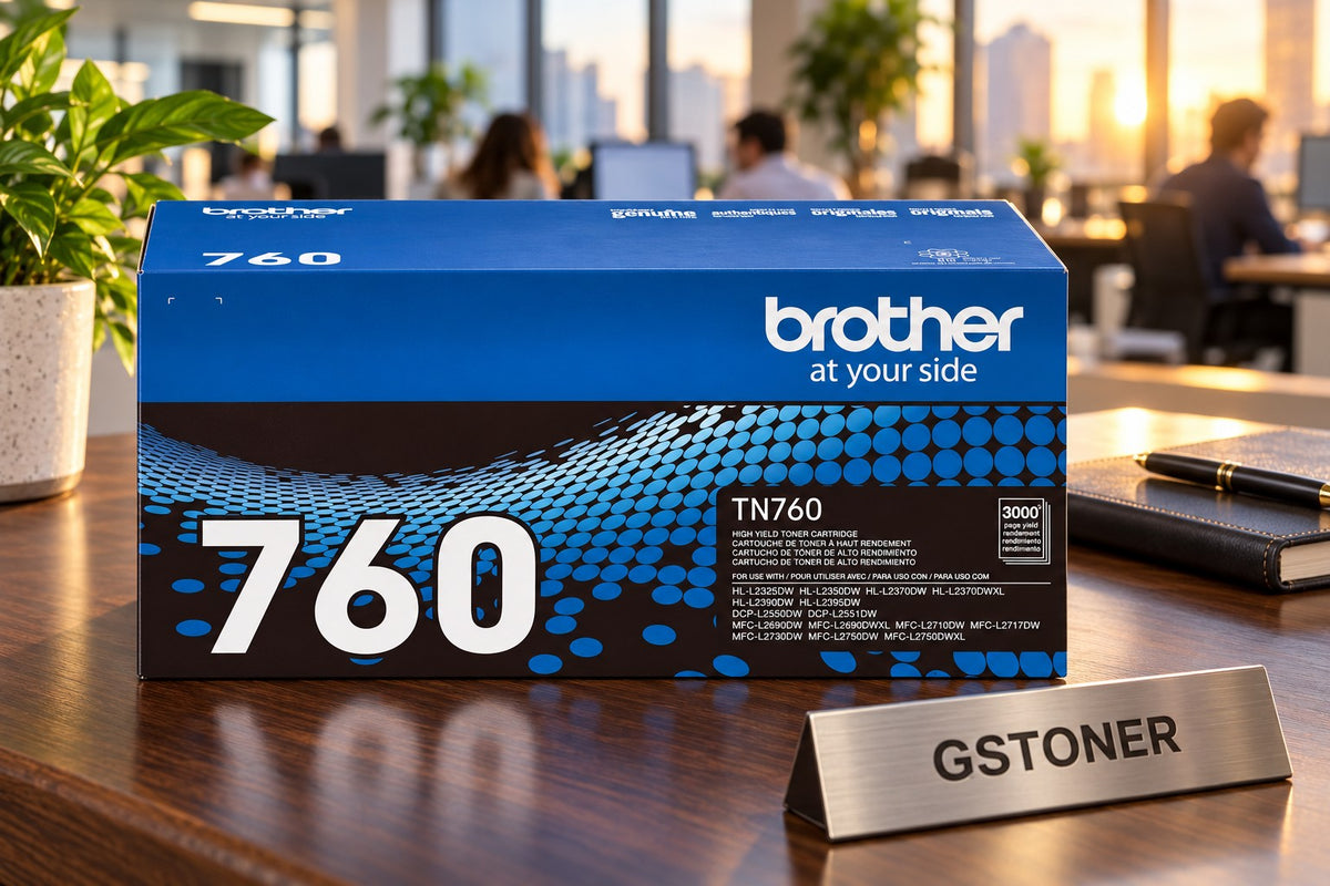 Brother TN760 High-Yield Toner Cartridge — GS TONER studio photo