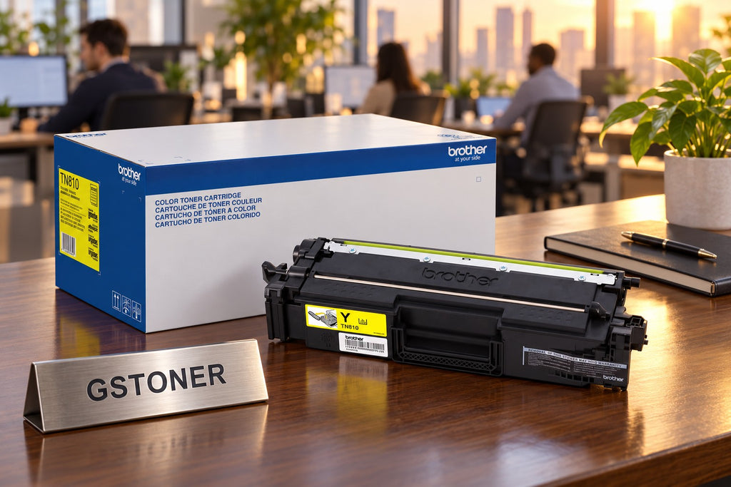 Brother TN810 Yellow Toner Cartridge — GS TONER studio photo