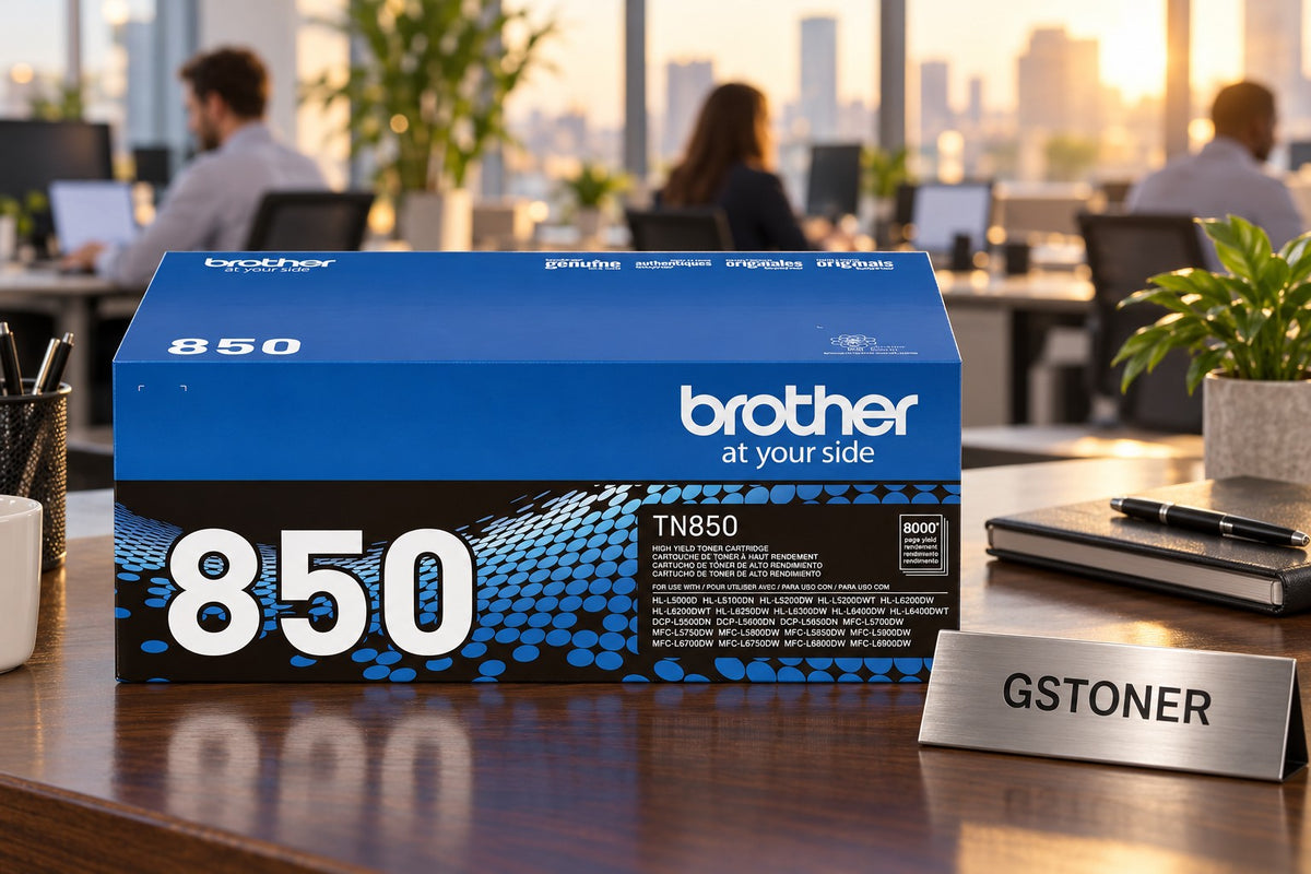 Brother TN850 High-Yield Toner Cartridge — GS TONER studio photo
