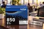 Brother TN850 Toner Cartridge 2-Pack — GS TONER studio photo