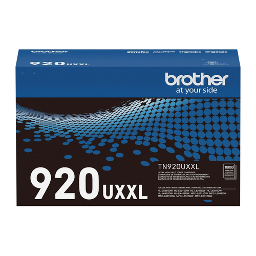 Brother TN920UXXL Ultra High-Yield Toner Cartridge (TN920UXXL) — genuine Brother original, factory sealed box