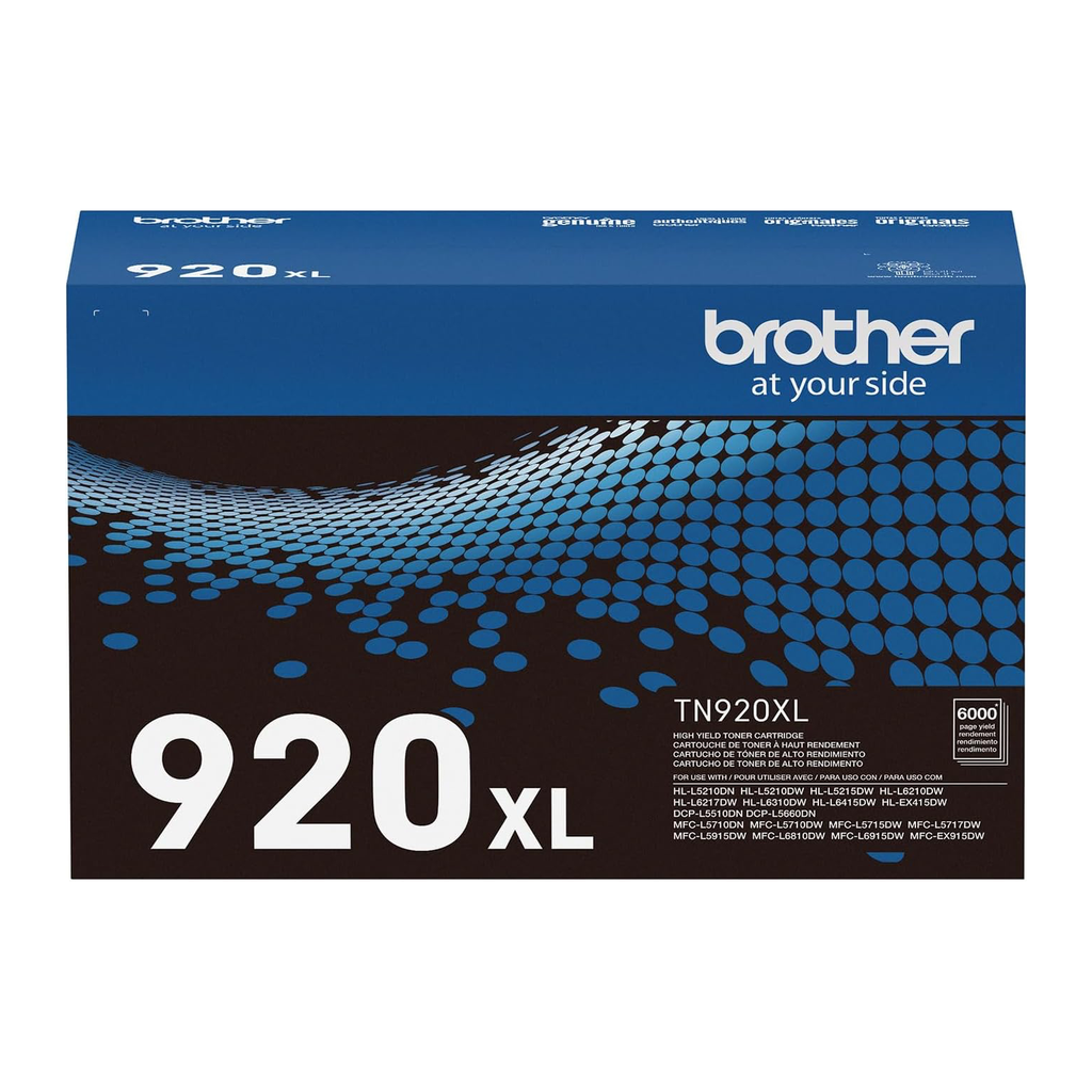 Brother TN920XL High-Yield Toner Cartridge (TN920XL) — genuine Brother original, factory sealed box