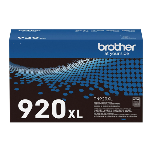 Brother TN920XL High-Yield Toner Cartridge (TN920XL) — genuine Brother original, factory sealed box