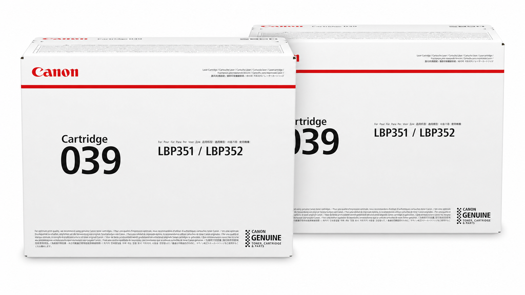 Canon 039 Toner Cartridge 2-Pack
