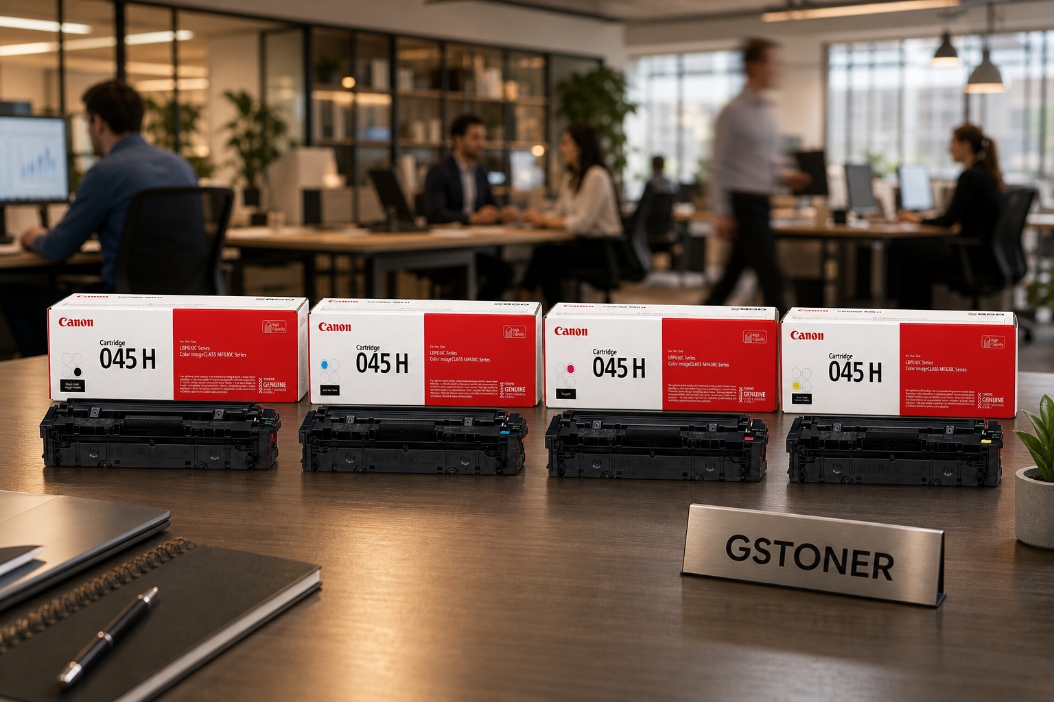 Canon 045H Toner Cartridge CMYK 4-Pack — GS TONER studio photo