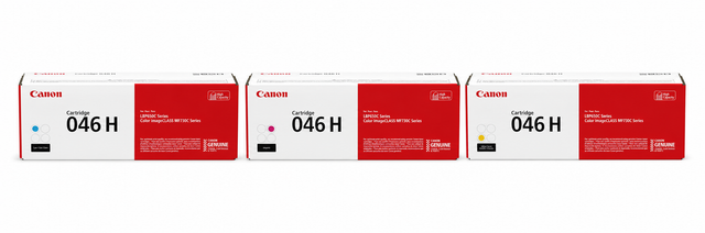 Canon 046H Toner Cartridge CMY 3-Pack