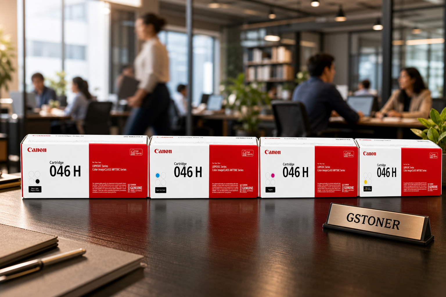 Canon 046H Toner Cartridge CMYK 4-Pack — GS TONER studio photo