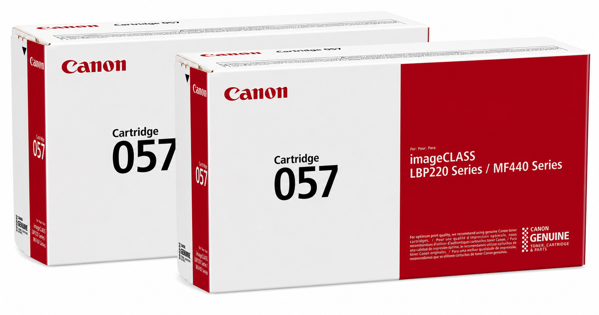 Canon 057 Toner Cartridge 2-Pack
