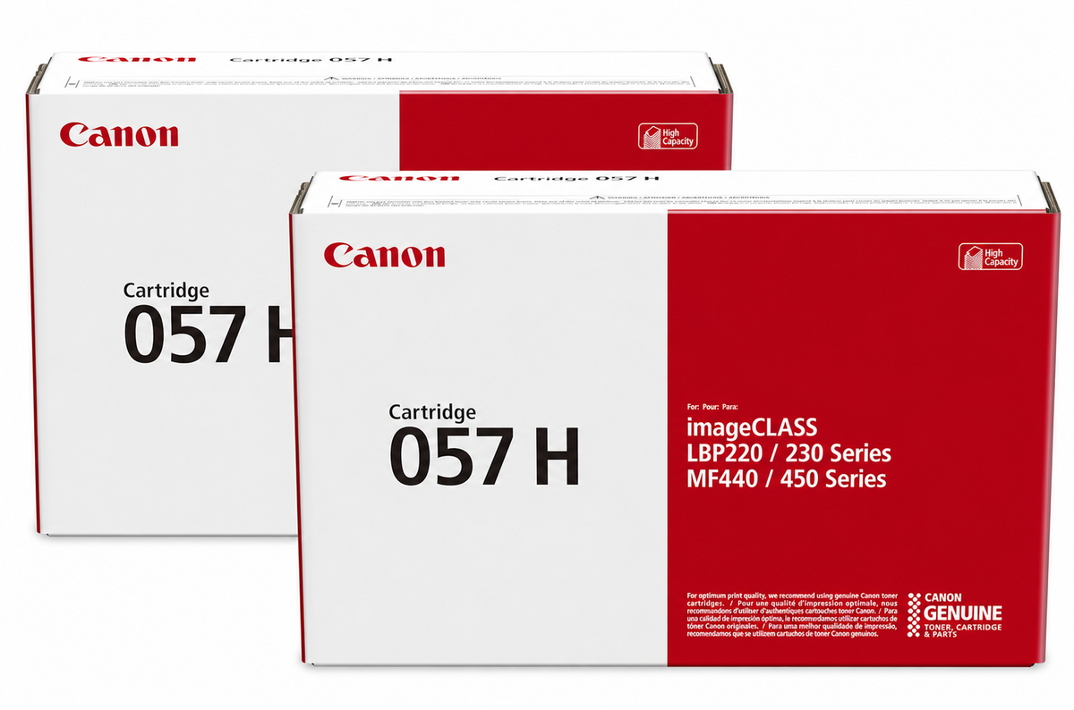 Canon 057H Toner Cartridge 2-Pack