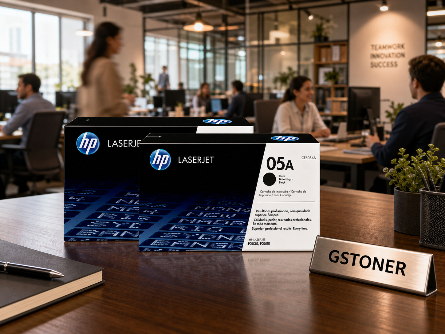 HP 05A Toner Cartridge 2-Pack — GS TONER studio photo
