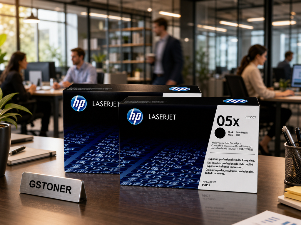 HP 05X Toner Cartridge 2-Pack — GS TONER studio photo